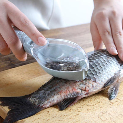 Escova para retirar escamas de peixe