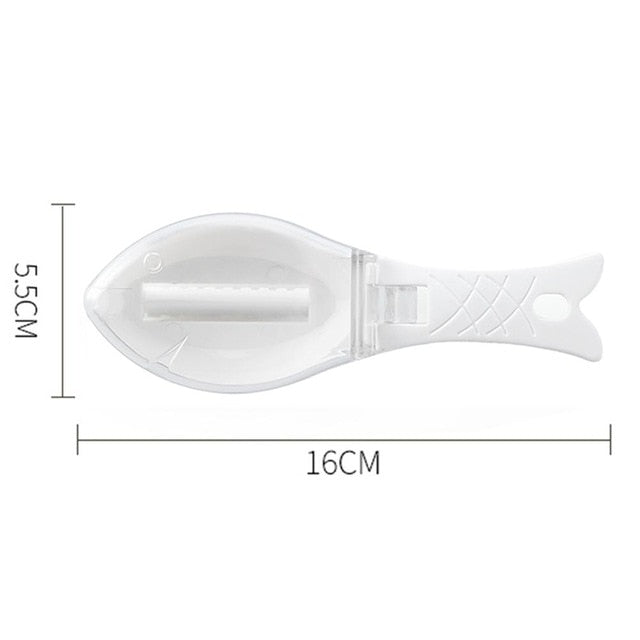 Escova para retirar escamas de peixe